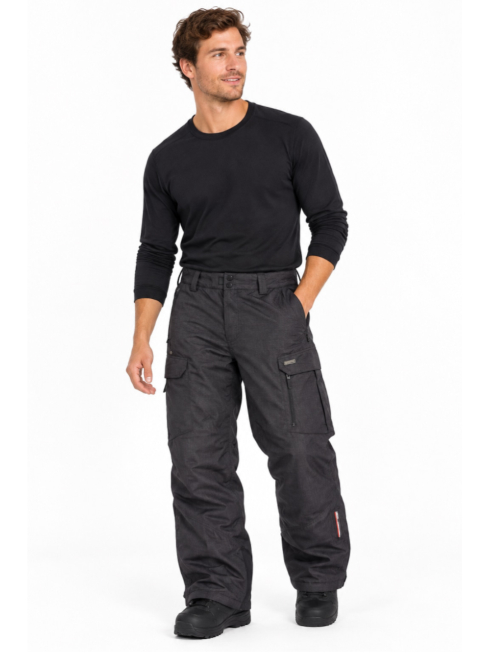 Men’s Ripzone Trilogy Snow Pants Black 20,000mm Waterproof Ski Snowboard Large